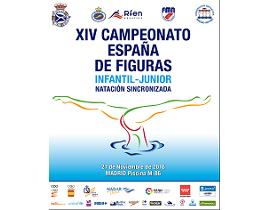 Cartel Campeonato de España de figuras Infantil y Junior